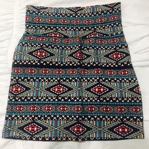 Aztec maxi skirt